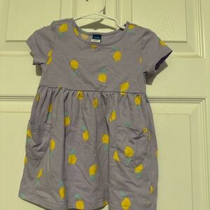 Old Navy Purple Dress with Lemon Pattern